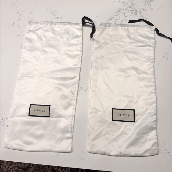 Gucci Satin shoe Dust bag pair - Picture 1 of 5